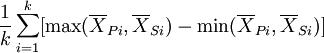 {1\over k} \sum_{i=1}^k