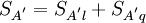 S_{A^'}=S_{A^'l}+S_{A^'q}