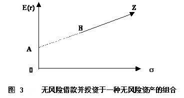 Image:无风险借款并投资于一种风险资产的情形.jpg